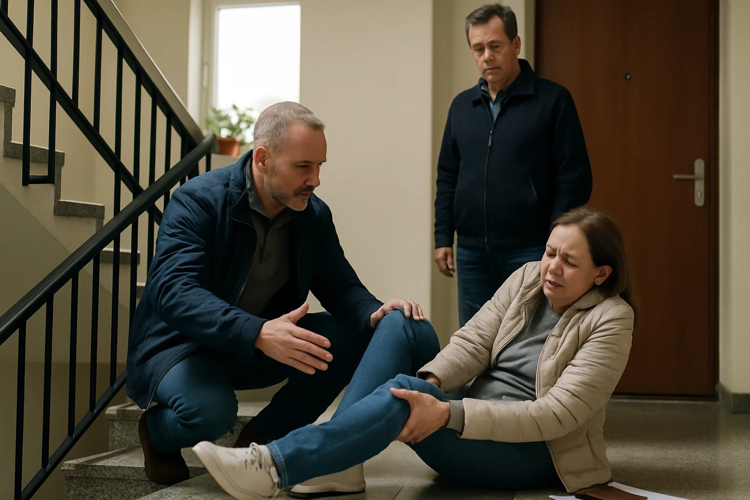 Accidente în spații comune: cine este responsabil
